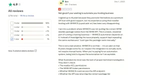 Are Long-Term Customers Losing Trust in Krystal Hosting