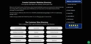 Customer & Web Designer Directories