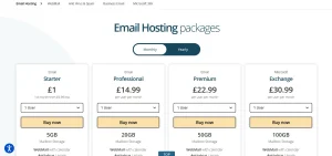 Email Hosting with Names.co.uk