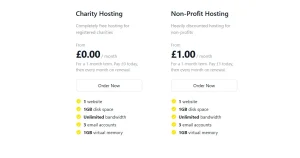 Free Charity & Non-Profit Web Hosting
