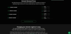 ⭐ Free Domain Transfers – 4.7/5