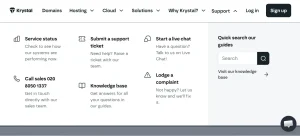 Is Krystal Hosting Customer Support Helpful and Accessible