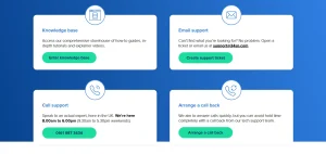 Rating for Customer Support & Contact Options