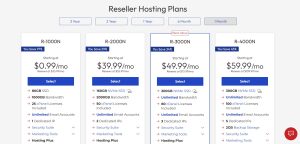 Reseller Hosting Plans