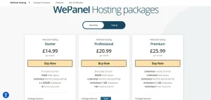 WePanel Hosting by Names.co.uk