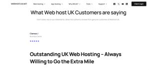 What Are Customers Saying About WebHostUK