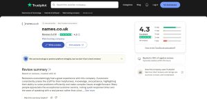 What Are Users Saying About Names.co.uk