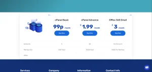 Rating for Email Hosting